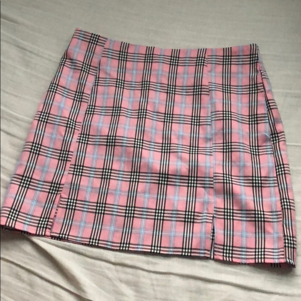 SHEIN PLAID SKIRT
